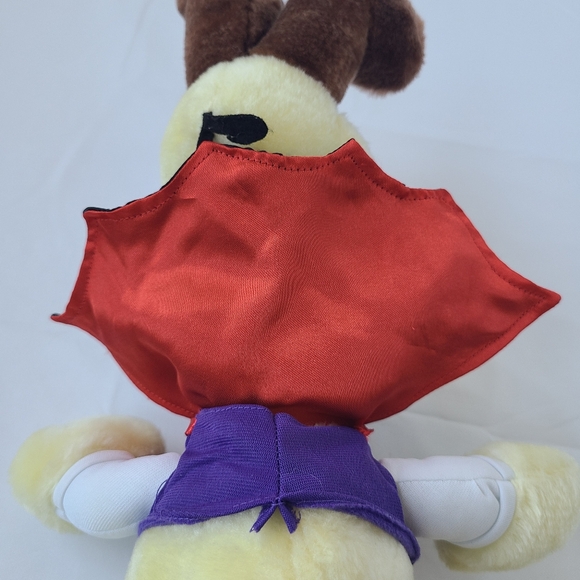 Vtg Garfield Odie Dracula Plush 16” Halloween Stuffed Animal Vampire Tongue Out - Picture 10 of 16